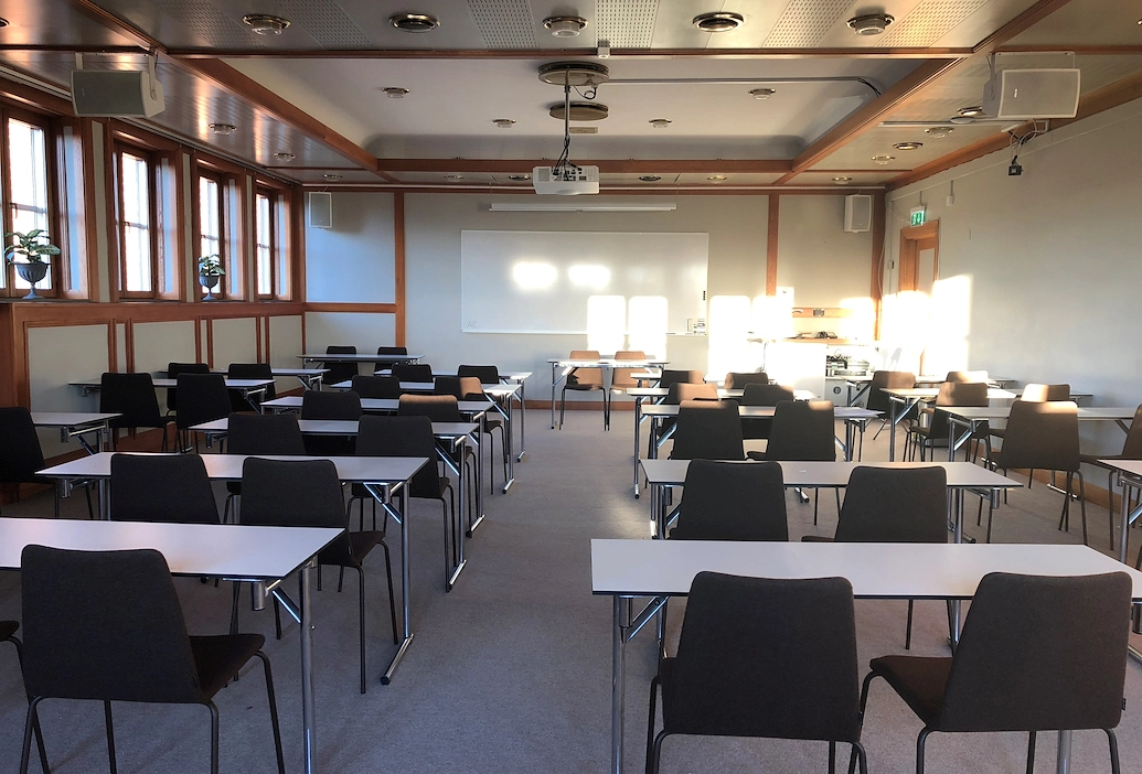 En överblick av konferenslokalen Stora Tuna på Best Western Gustaf Wasa Hotel i Borlänge.